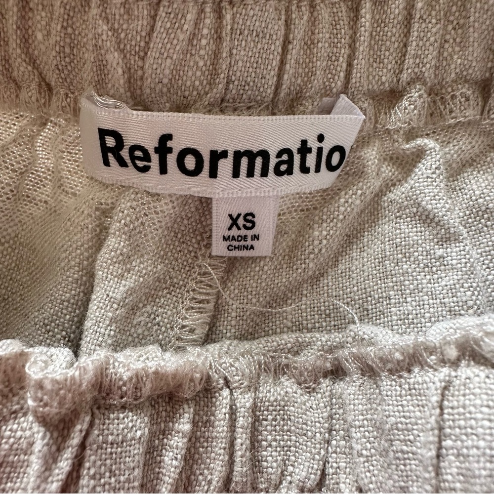 Reformation Mila Linen Short Size XS - Picture 4 of 5